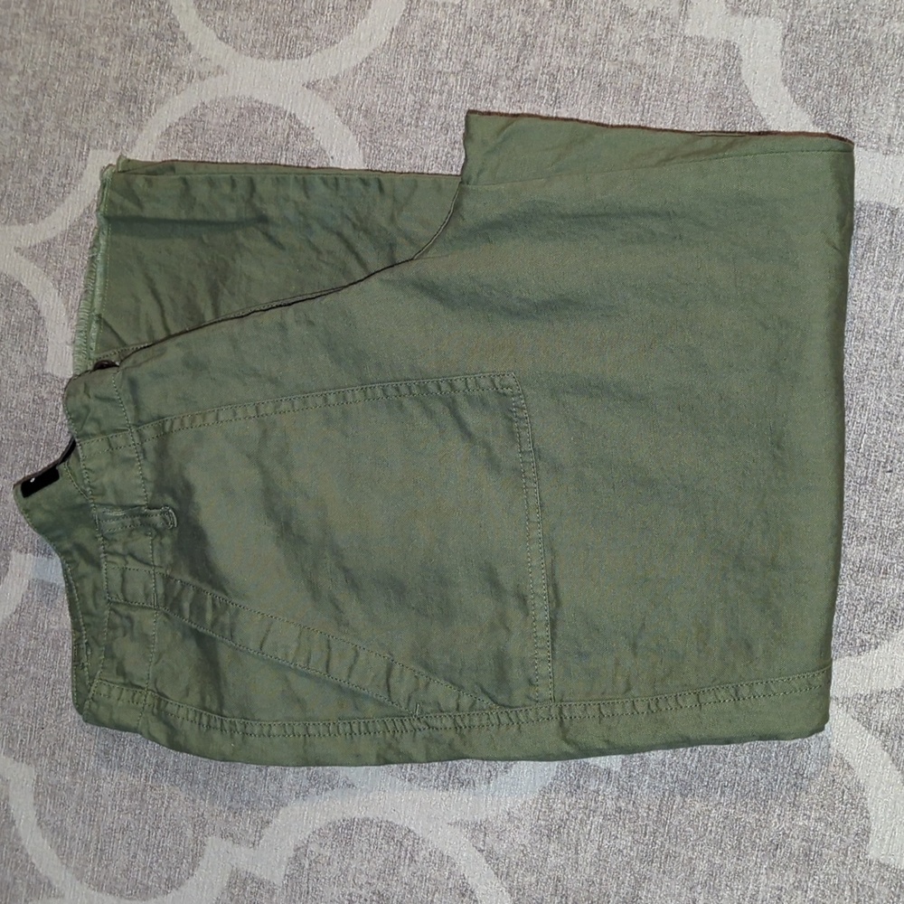 Olive Green Linen Pants Quicksilver Size 30